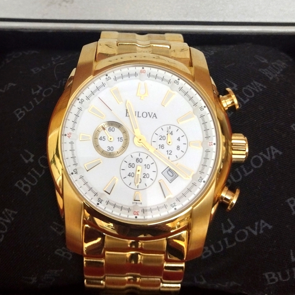 Bulova Gold Tone Watch